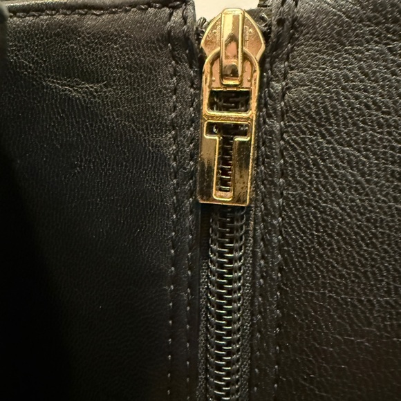 Tory Burch Black Leather Knee-High Boots size 8m - Picture 3 of 10